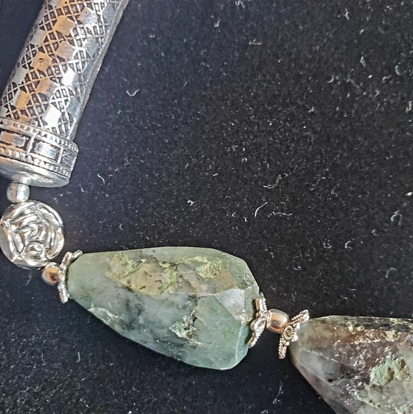 New Unique Labradorite 925 Silver Necklace. - Picture 5 of 16